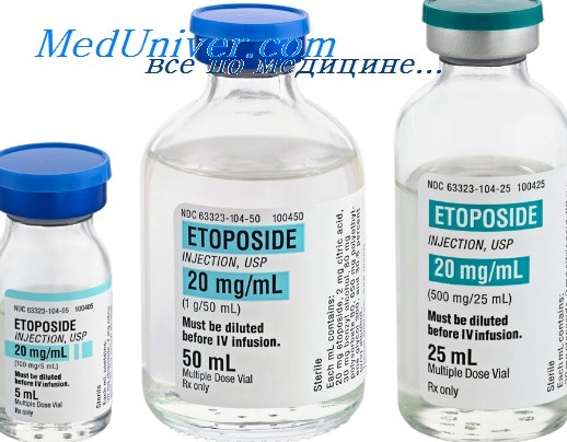 Препараты действующие на топоизомеразы. Этопозид и тенипозид